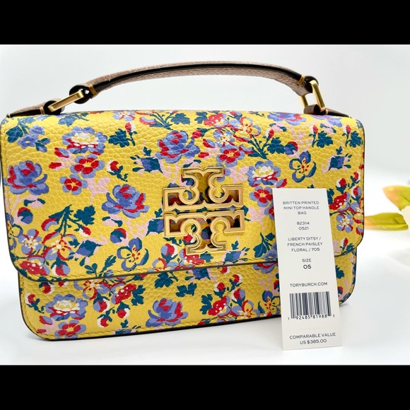 NWT Tory Burch Britten Mini Top Handle Bag - Picture 7 of 8